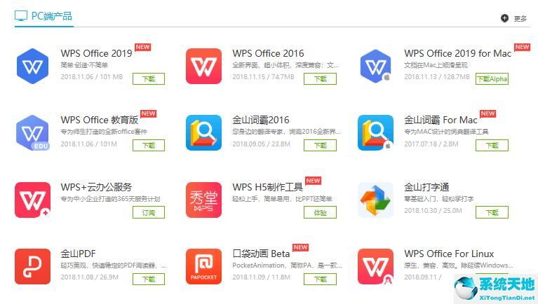 WPS Office 2019  Windows/Mac版免費(fèi)下載