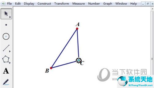 几何画板如何制作图形平移和旋转(图4)