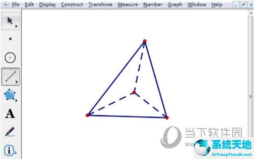 几何画板怎么画三棱锥 绘制方法介绍(图1)