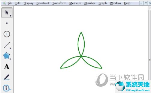 几何画板如何画三星状图形