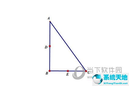 几何画板如何画直角三角形的外接圆