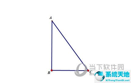 几何画板如何画直角三角形的外接圆