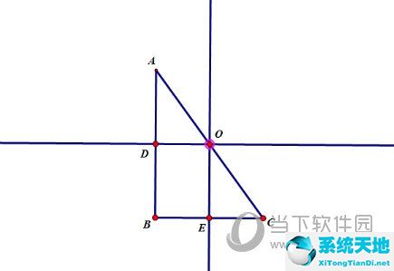 几何画板如何画直角三角形的外接圆