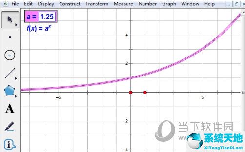 几何画板怎么画动态指数函数图像