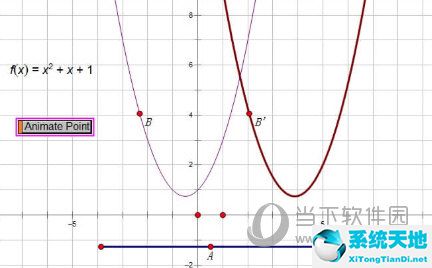 几何画板如何实现直线运动带动曲线运动