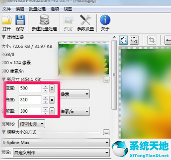 通过PhotoZoom放大图片不失真的详细操作流程(图4)