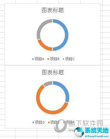 Excel2016怎么画双环图 操作流程(图2)