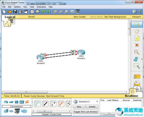 思科模拟器(Cisco Packet Tracer)截图