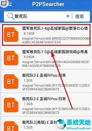 p2psearcher看片的具体操作教程截图