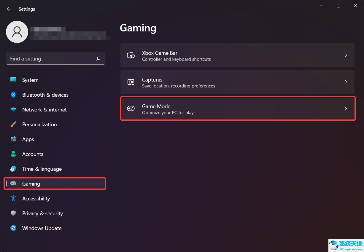 Win11怎么禁用游戏模式？Win11禁用游戏模式的方法