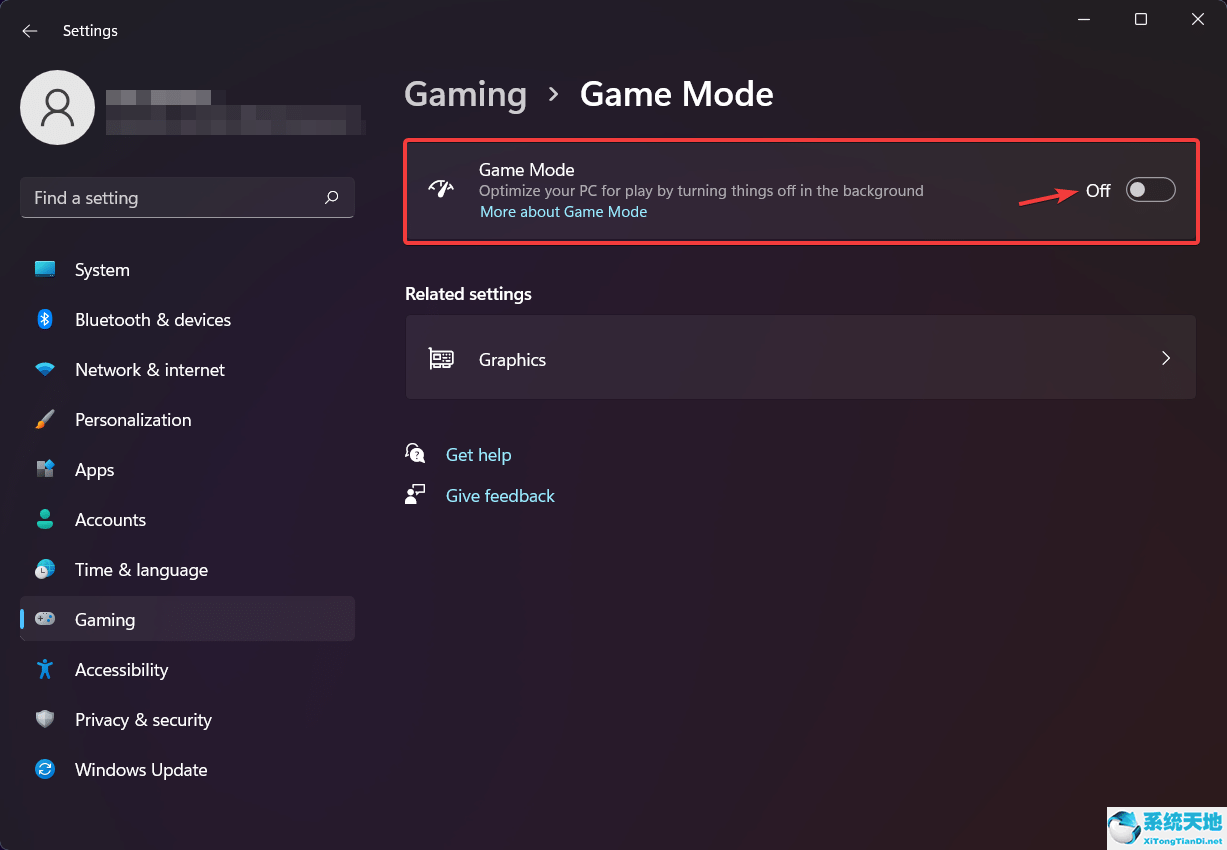 Win11怎么禁用游戏模式？Win11禁用游戏模式的方法截图
