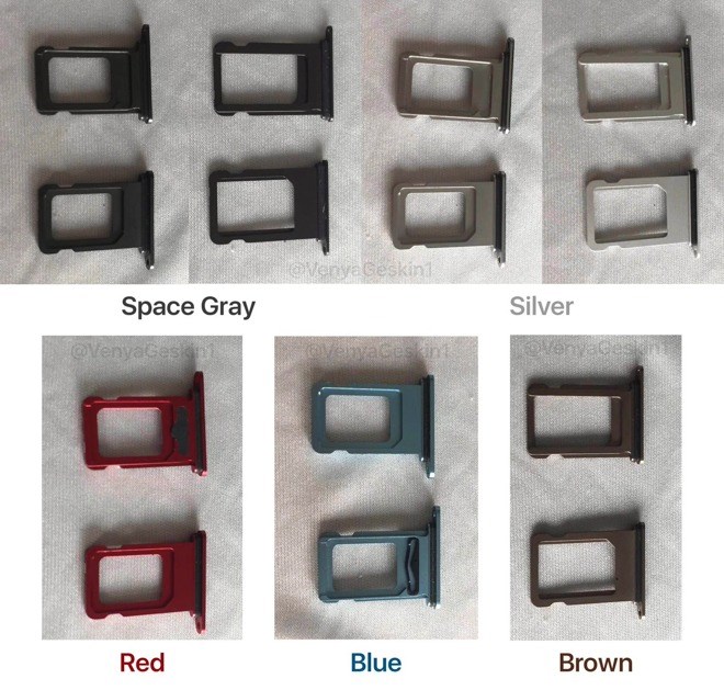 苹果新iPhone SIM卡托谍照曝光：双卡，五色1.jpg