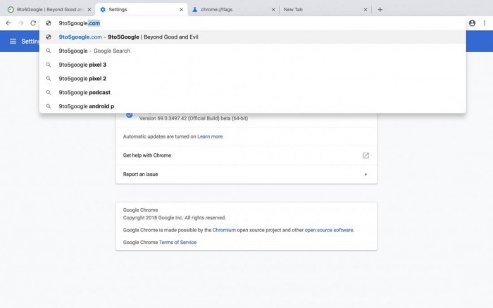 Chrome 69更新将启动全新Material Design风格1.jpg