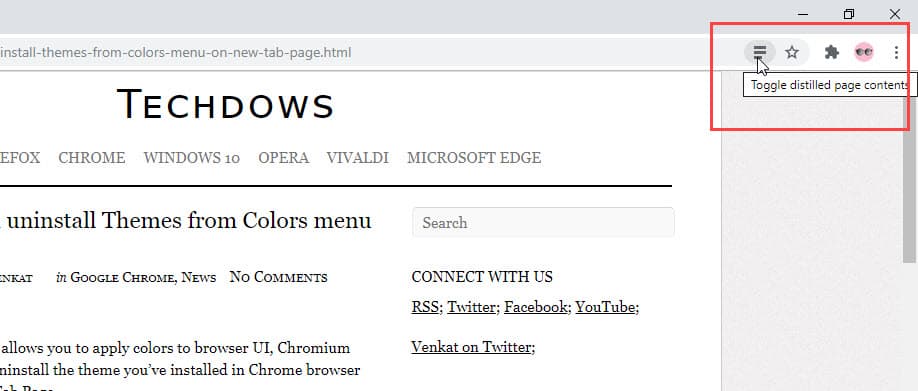 Google Chrome新功能：可从Colors菜单中卸载主题