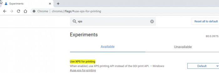 XPS Print API代替GDI Print API