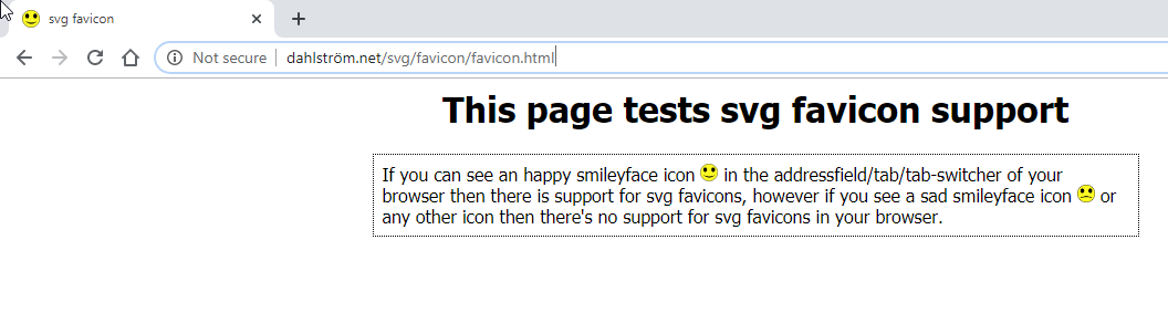 Chrome浏览器将开始支持favicon的SVG图像格式