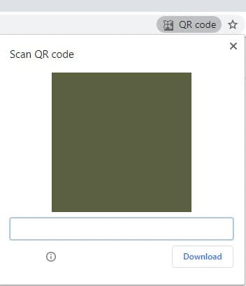 Chrome浏览器新增二维码功能
