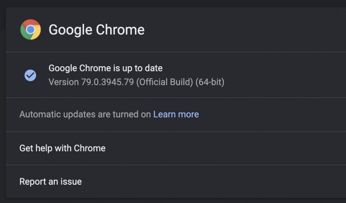谷歌發布Chrome瀏覽器79.0.3945.79正式版下載