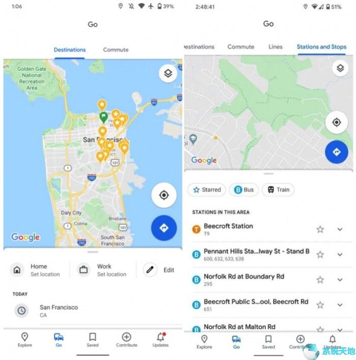 全新Google Maps设计再次更新