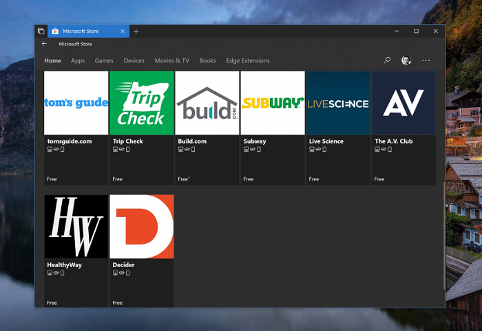 Microsoft Store迎来六款 PWA 应用.png