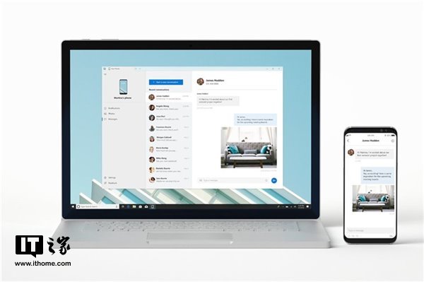 你的手机Win10 UWP更新：电脑也能收发短信.jpg