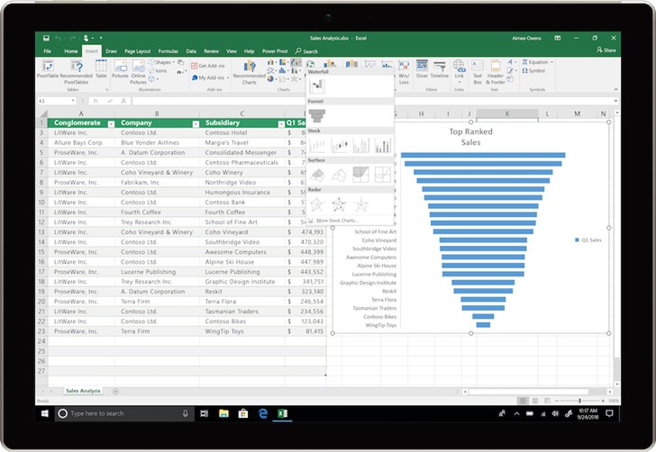 Microsoft Office 2019新功能