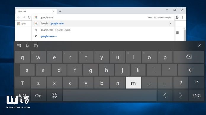 微软优化Win10 Chrome浏览器触摸键盘1.jpg