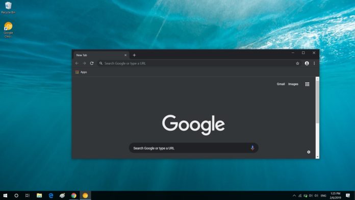 Chrome 74稳定版手动启用Dark主题适用Windows 7a.jpg