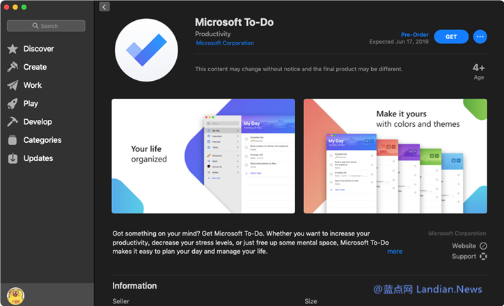微软正式推出待办事项应用Microsoft To-Do Mac版