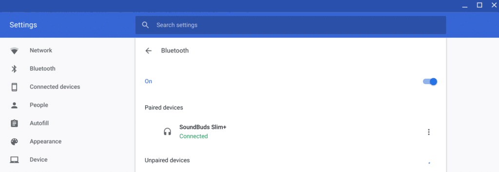 Google努力为Chromebook配件添加蓝牙电池指示