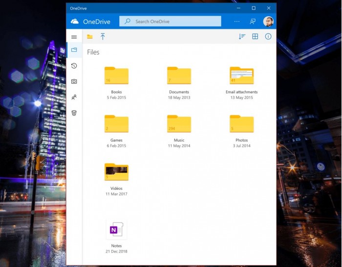 Win10 OneDrive UWP更新：启用全新logo并引入全新UI