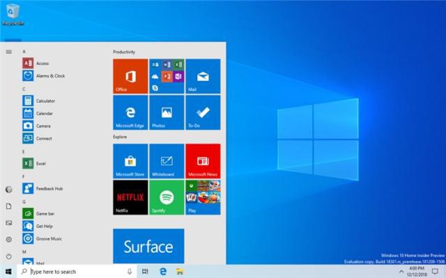 Win10 20H1 Build 18950 iso镜像仅限测试账号下载