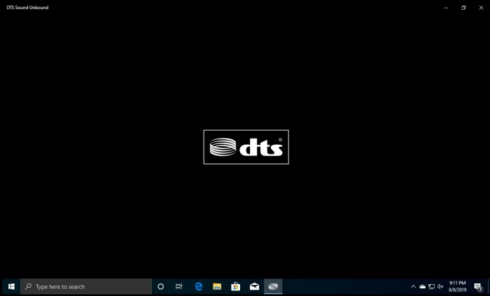 DTS沉浸式音频仅适用于Windows Insiders