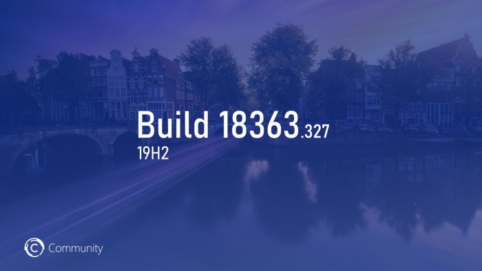 Build 18363.327