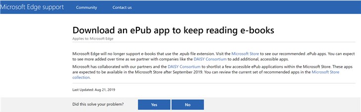 Windows 10 Edge将不在支持ePub电子书2.png