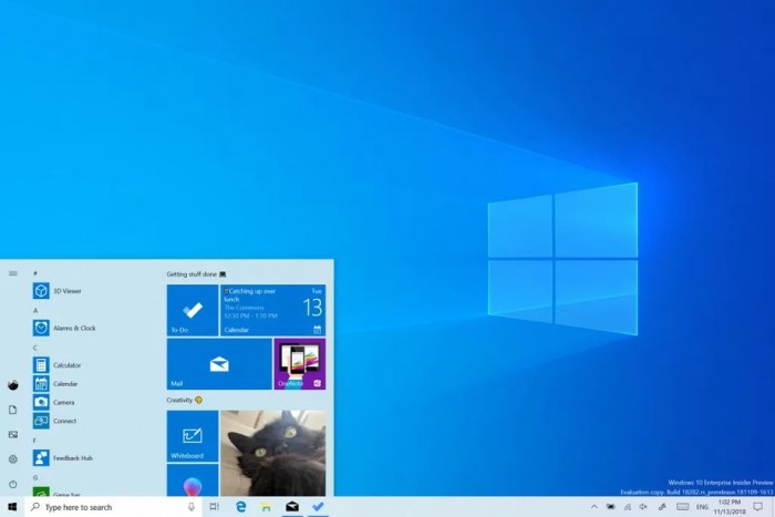 Win10 20H1 Build 18985