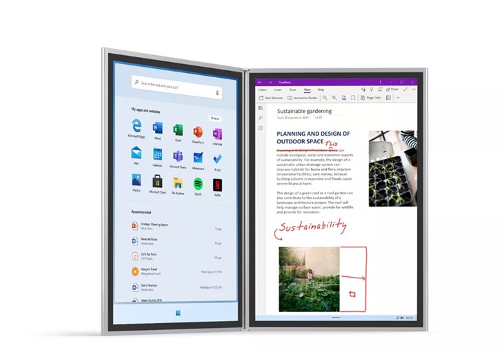 最新Surface Neo评测详情：Windows 10X是双屏未来
