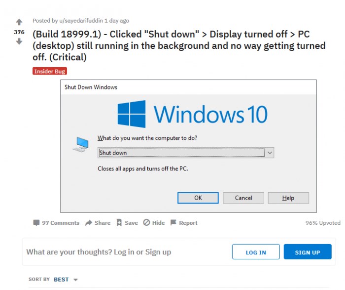 Win10 20H1 18999预览版