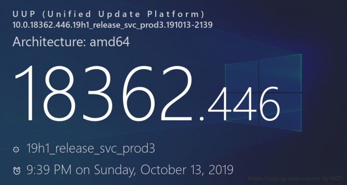 Win10 Build 18362.446/Build 18363.446