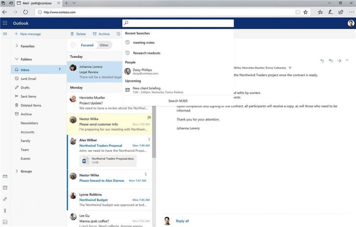 微软开始将Outlook.com转变为PWA应用