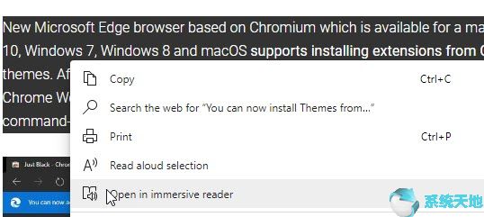 Win10 Chromium Edge改进阅读体验