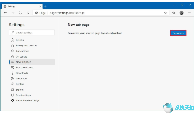 Win10：Edge浏览器自定义新标签页的技巧1.png