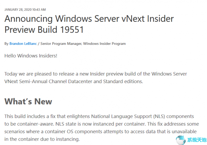 首个Windows Server post-2004预览版19551发布.png