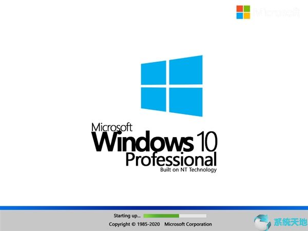 网友将windows 2000启动引导屏幕嫁接到win10系统