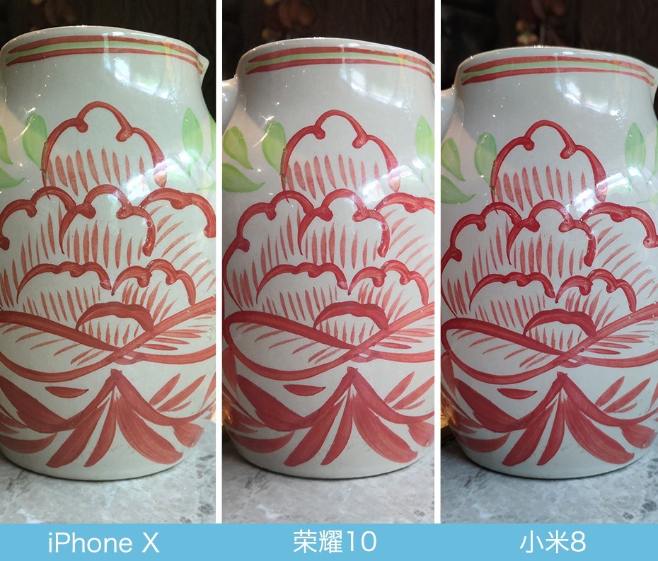 iPhone X、荣耀10、小米8拍照对比评测 苹果秒杀一切？