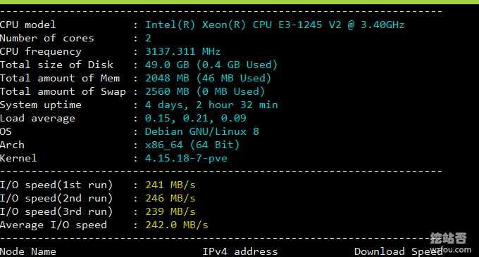 OranMe VPS主机性能速度评测详情