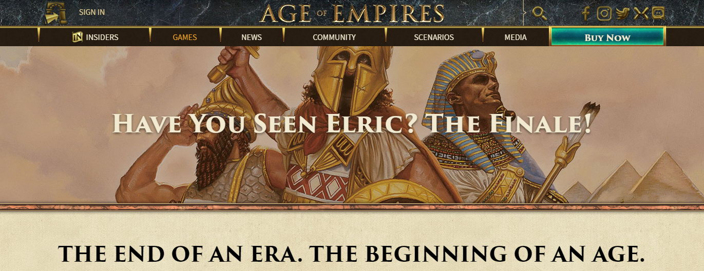 《帝国时代4》“一个时代的结束，一个新世纪的开始”