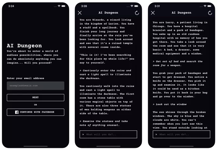 文本冒险游戏《AI Dungeon》已登陆Android/ iOS 平台