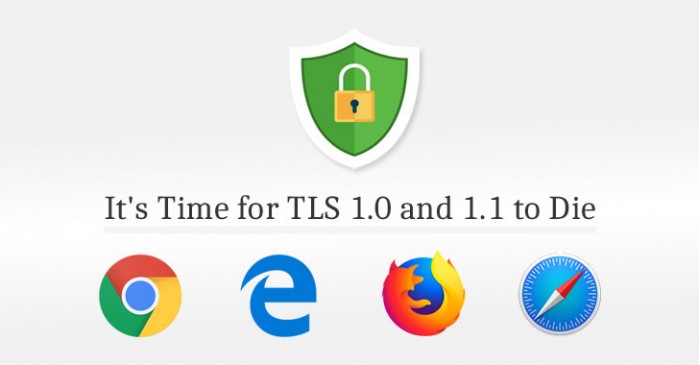 停止支持TLS 1.0和TLS 1.1加密协议