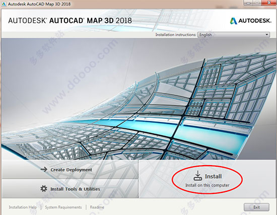 AutoCAD Map 3D2018 中文破解免费版